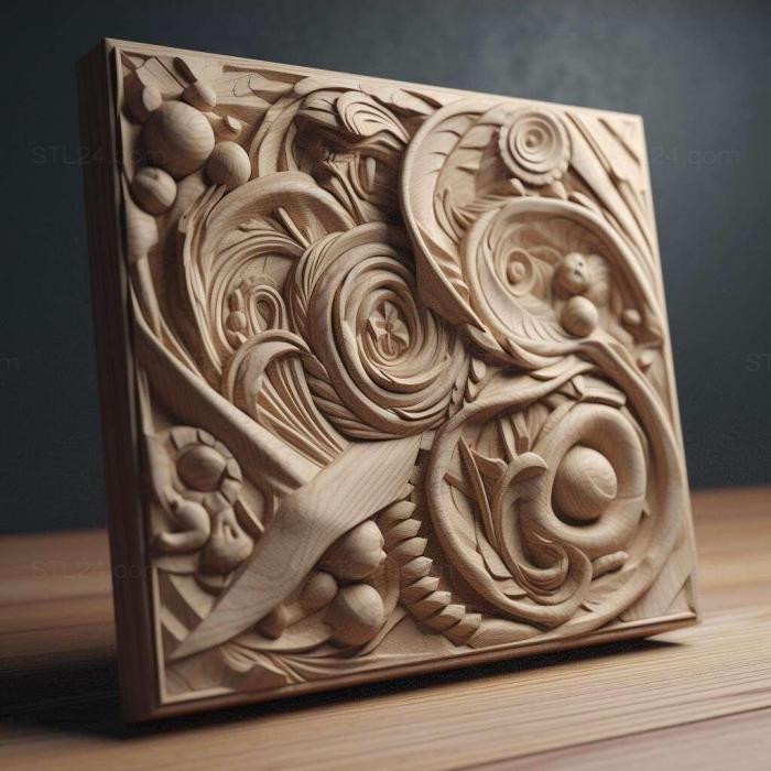 Patterns and decorations (stl directed 2, PATTERN_2746) 3D models for cnc